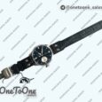 Реплика часов Iwc Big Pilot Real PR IW500431 RUStainless steelIAN "NEMOV" Top-tier Копия один в один on Black Leather Strap