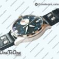 Реплика часов Iwc Big Pilot Real PR IW500431 RUStainless steelIAN "NEMOV" Top-tier Копия один в один on Black Leather Strap