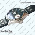 Реплика часов Iwc Big Pilot Real PR IW500431 RUStainless steelIAN "NEMOV" Top-tier Копия один в один on Black Leather Strap