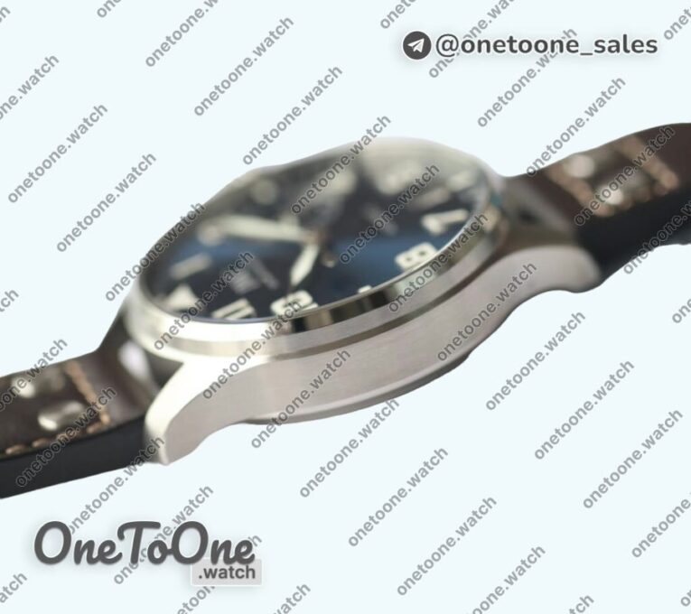 Реплика часов Iwc Big Pilot Real PR IW500908 "Le Petit Prince" Top-tier Копия один в один on Brown Leather Strap V2