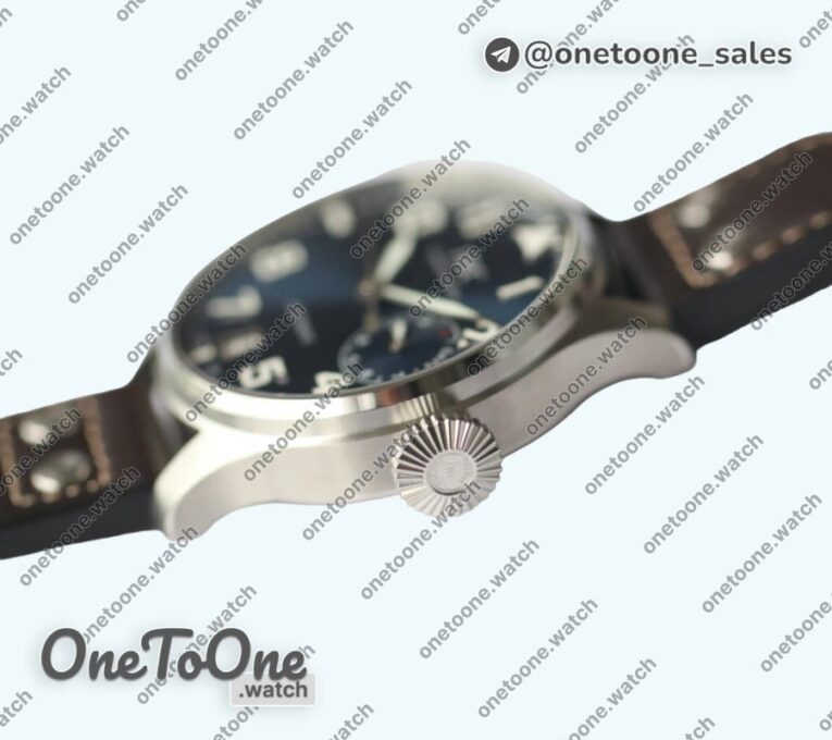 Реплика часов Iwc Big Pilot Real PR IW500908 "Le Petit Prince" Top-tier Копия один в один on Brown Leather Strap V2