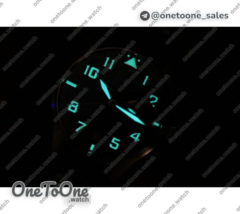 Реплика часов Iwc Big Pilot Real PR IW500908 "Le Petit Prince" Top-tier Копия один в один on Brown Leather Strap V2