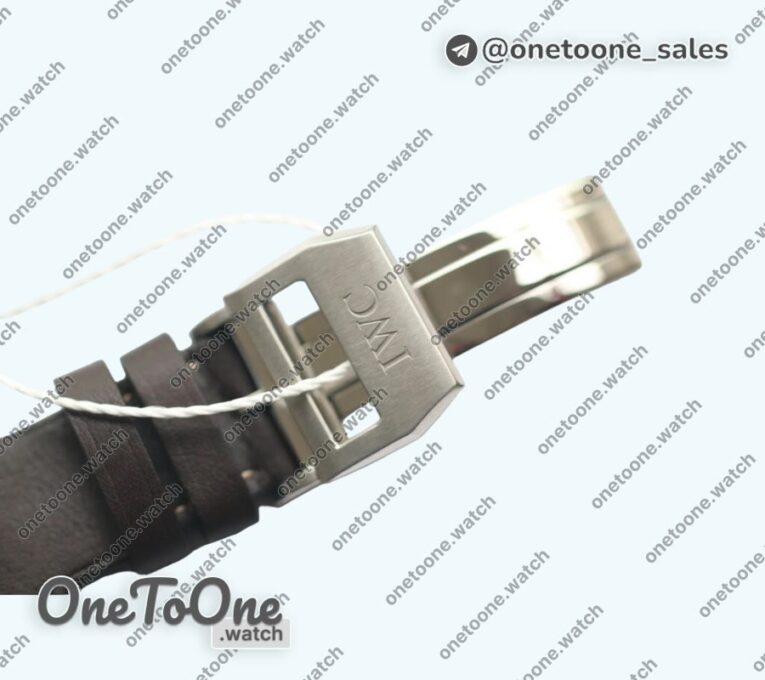 Реплика часов Iwc Big Pilot Real PR IW500908 "Le Petit Prince" Top-tier Копия один в один on Brown Leather Strap V2