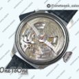 Реплика часов Iwc Big Pilot Real PR IW500906 Top-tier Копия один в один Silver Dial on Black Leather Strap