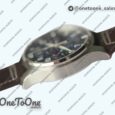 Реплика часов Iwc Pilot Chrono 377714 "Le Petit Prince" 2016 SIHH Blue Top-tier Копия один в один on Brown Leather Strap