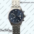 Реплика часов Iwc Pilot Chrono 377706 "Le Petit Prince" Blue Dial Top-tier Копия один в один Bracelet