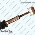Реплика часов Iwc Big Pilot Real PR IW502706 Rose gold Top-tier Копия один в один Brown Dial on Black Calfskin Strap