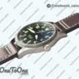 Реплика часов Iwc Mark XVIII IW327006 Titanium Grand Top-tier Копия один в один Black Dial Leather Strap M+F