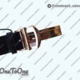 Реплика часов Iwc Portofino Chrono Rose gold Top-tier Копия один в один White Dial Brown Leather Strap