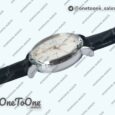 Реплика часов Iwc Portofino Chrono Stainless steel Top-tier Копия один в один White Dial Gold Markers Leather Strap