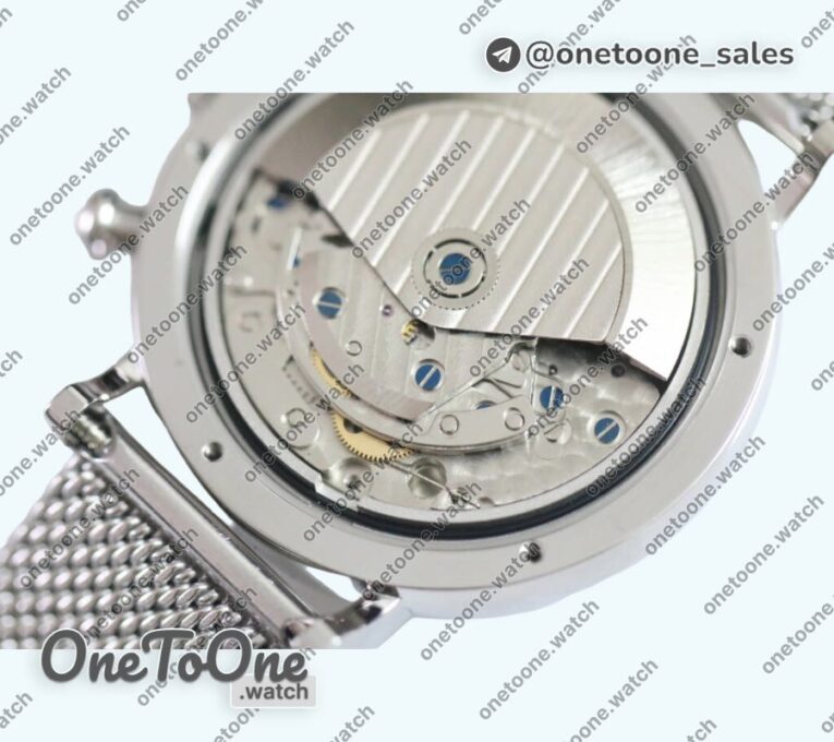 Реплика часов Iwc Portofino Chronograph Stainless steel Black Dial Bracelet A-7750