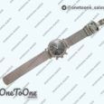 Реплика часов Iwc Portofino Chronograph Stainless steel Black Dial Bracelet A-7750