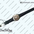Реплика часов Iwc Portugieser Chrono Classic 42 IW390406 Stainless steel Top-tier Копия один в один White dial Blue Num Leather Strap