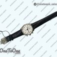 Реплика часов Iwc Portugieser Chrono Classic 42 IW390406 Stainless steel Top-tier Копия один в один White dial Blue Num Leather Strap