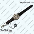 Реплика часов Iwc Portuguese Real PR Real Annual Calendar IW5035 Top-tier Копия один в один White Dial Rose gold Markers on Brown Leather Strap