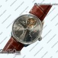 Реплика часов Iwc Portuguese Tourbillon IW504602 Stainless steel Top-tier Копия один в один White&Blue&Grey Dials Leather Strap