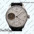Реплика часов Iwc Portuguese Tourbillon IW5463 Stainless steel Top-tier Копия один в один White Dial Stainless steel Markers on Black Leather Strap