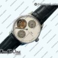 Реплика часов Iwc Portugese Regulator Tourbillon IW544602 Stainless steel Grey&White Dials Leather
