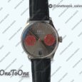 Реплика часов Iwc Portuguese Real PR IW500126 7 Days Top-tier Копия один в один Gery Dial Black Leather Strap
