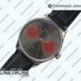 Реплика часов Iwc Portuguese Real PR IW500126 7 Days Top-tier Копия один в один Gery Dial Black Leather Strap