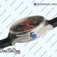 Реплика часов Iwc Portuguese Real PR IW500126 7 Days Top-tier Копия один в один Gery Dial Black Leather Strap