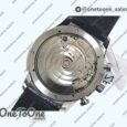 Реплика часов Iwc Portuguese IW371446 Top-tier Копия один в один Stainless steel White Dial Blue Markers on Blue Leather Strap V3 (Slim Movement)