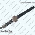 Реплика часов Iwc Portuguese Chrono Top-tier Копия один в один Stainless steel White Dial Stainless steel Markers Leather Strap V3 (Slim Movement)