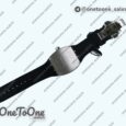 Реплика часов Franck Muller Vanguard V45 Stainless steel Top-tier Копия один в один Black Textured Dial on Black Rubber Strap MIYOTA 9015
