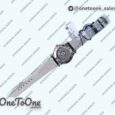 Реплика часов Chopard Happy Sport 36mm Stainless steel/Rose gold Top-tier Копия один в один White Dial Leather Strap