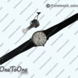 Реплика часов Cartier Ronde Solo de Cartier 42mm Top-tier Копия один в один White Dial on Black Leather Strap MIYOTA 9015