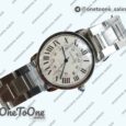Реплика часов Cartier Ronde Solo de Cartier 42mm Top-tier Копия один в один White Dial Bracelet MIYOTA 9015