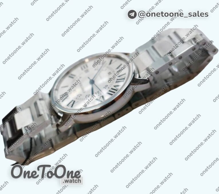 Реплика часов Cartier Ronde Solo de Cartier 42mm Top-tier Копия один в один White Dial Bracelet MIYOTA 9015