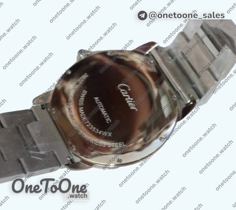 Реплика часов Cartier Ronde Solo de Cartier 42mm Top-tier Копия один в один White Dial Bracelet MIYOTA 9015