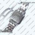 Реплика часов Cartier Panthère Secrete Ladies 27mm Diamond Bezel Stainless steel Top-tier Копия один в один White Dial Stainless steel Bracelet Ronda Quartz