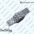 Реплика часов Cartier Panthère Secrete Ladies 27mm Diamond Bezel Stainless steel Top-tier Копия один в один White Dial Stainless steel Bracelet Ronda Quartz