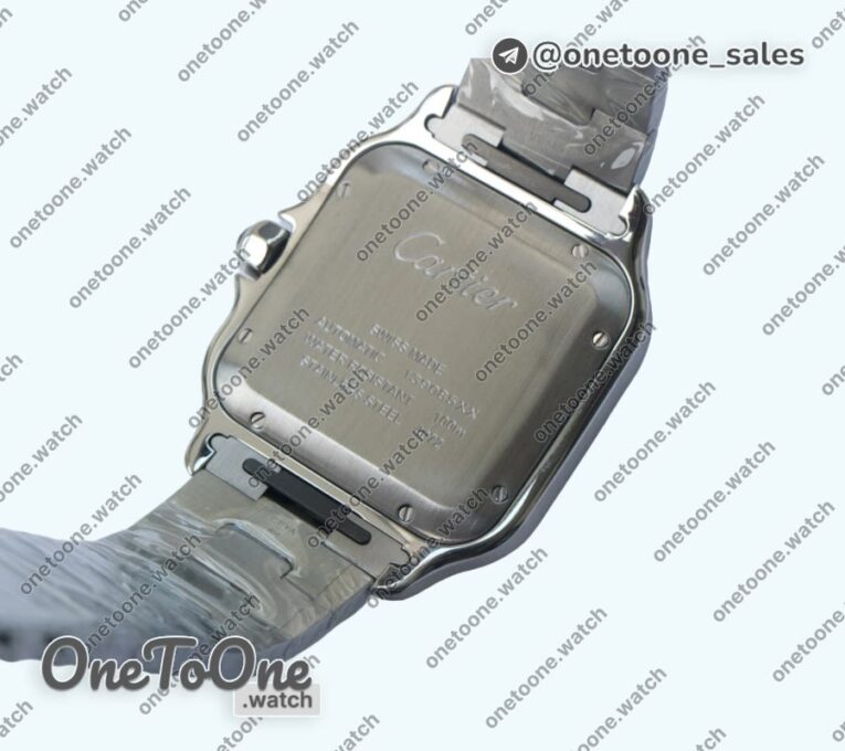 Реплика часов Cartier Santos de Cartier 2018 40mm Stainless steel Top-tier Копия один в один Blue Dial Stainless steel SmartLinks Bracelet MIYOTA 9015