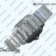 Реплика часов Cartier Santos de Cartier 2018 40mm Stainless steel Top-tier Копия один в один Blue Dial Stainless steel SmartLinks Bracelet MIYOTA 9015