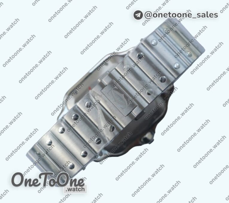 Реплика часов Cartier Santos de Cartier 2018 40mm Stainless steel Top-tier Копия один в один Blue Dial Stainless steel SmartLinks Bracelet MIYOTA 9015