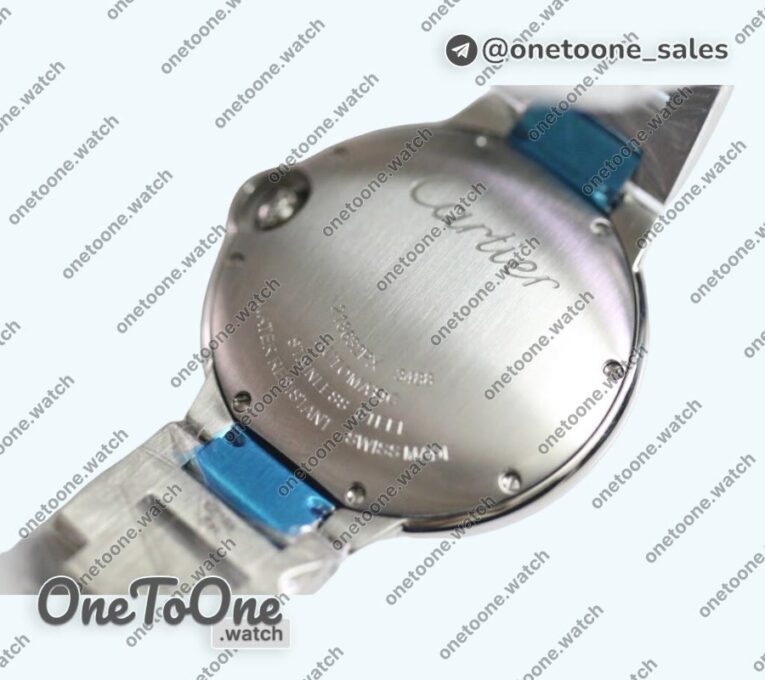 Реплика часов Cartier Balon Bleu Ladies 33mm Stainless steel White Dial Bracelet Japan NH05