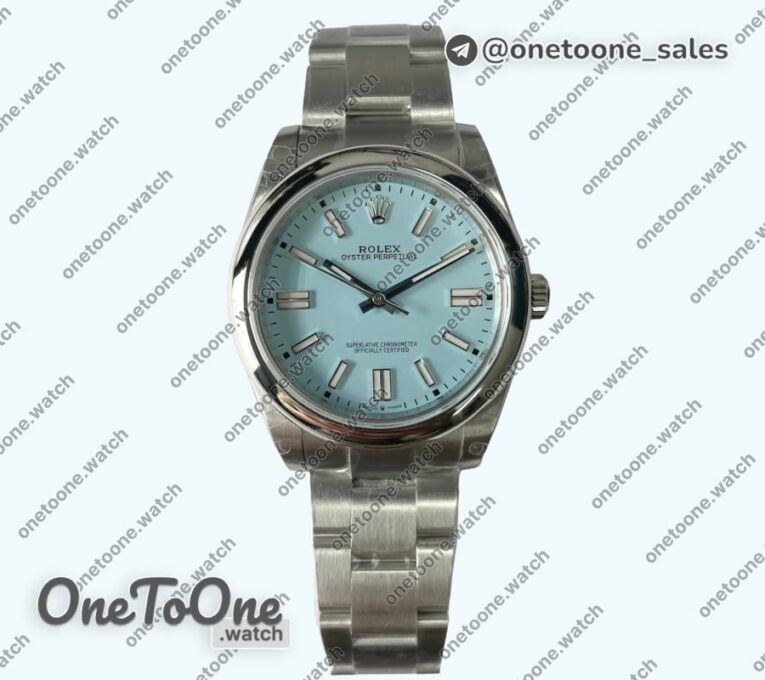 Реплика часов Rolex Oyster Perpetual 124300 41 mm Tiffany Blue Dial Bracelet
