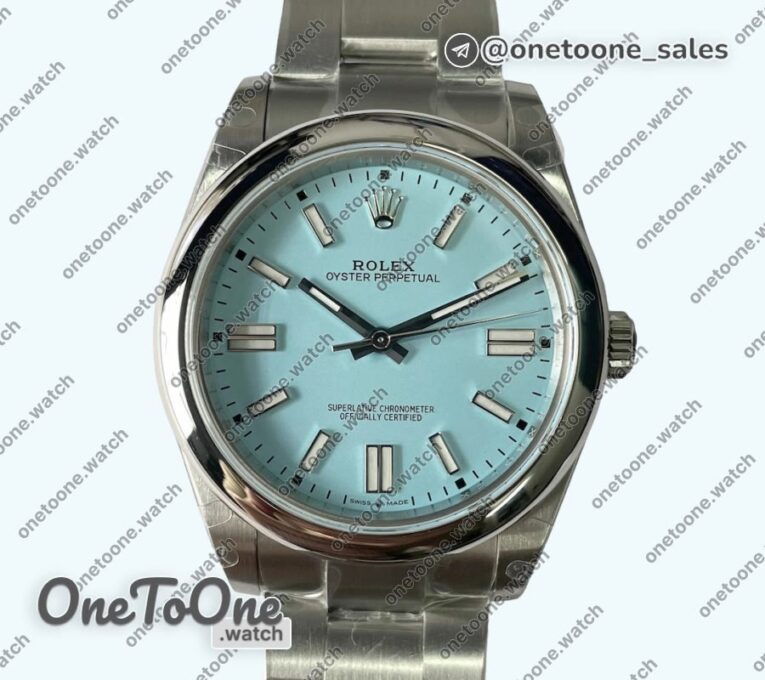 Реплика часов Rolex Oyster Perpetual 124300 41 mm Tiffany Blue Dial Bracelet