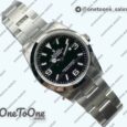 Реплика часов Rolex Explorer 1 124270 36mm 904L Stainless steel/Stainless steel Black Dial Asia 3230