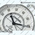 Реплика часов Chanel J12 38mm Ceramic White Dial Diamonds Marker Bracelet