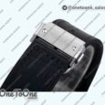 Реплика часов Hublot Classic Fusion 42mm Stainless steel Top-tier Копия один в один Black Dial On Black Gummy Strap Asian HB1112