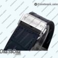 Реплика часов Hublot Classic Fusion 42mm Stainless steel Top-tier Копия один в один Blue Dial On Black Gummy Strap Asian HB1112