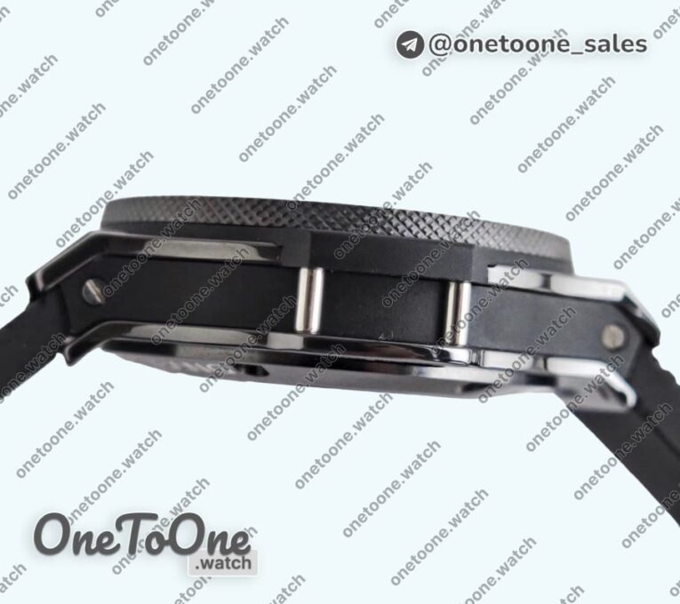 Реплика часов Hublot Big Bang Evolution 44mm Ceramic Black Dial Rubber Strap Mod