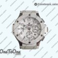 Реплика часов Hublot Big Bang Evolution 44mm Stainless steel White Dial Rubber Strap Mod
