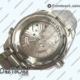 Реплика часов Omega Planet Ocean 2016 V2 43.5mm Stainless steel Black/Orange Bezel Top-tier Копия один в один Black Dial on Stainless steel Bracelet