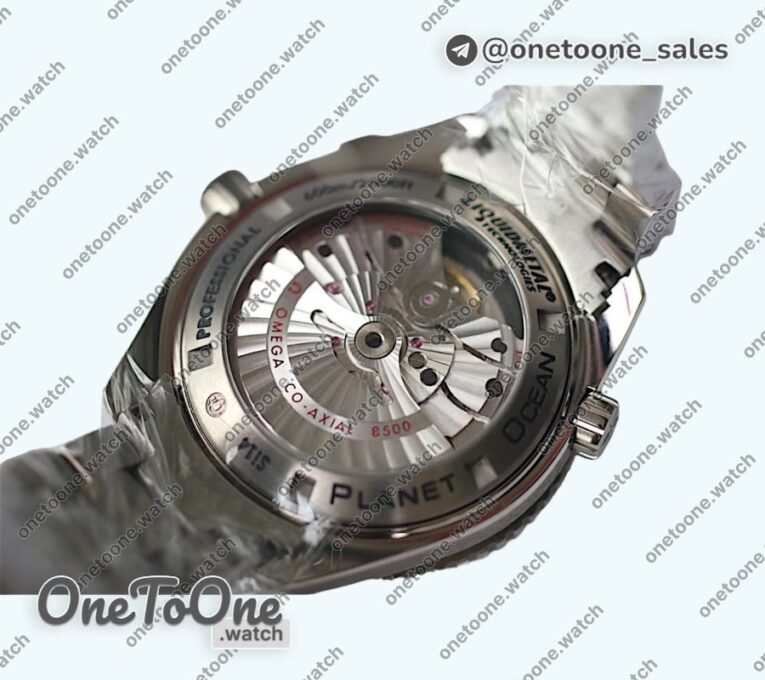 Реплика часов Omega PLANET OCEAN 45MM Titanium Top-tier Копия один в один Blue Dial On Ti Bracelet