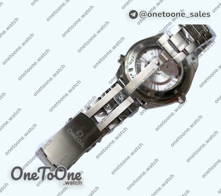 Реплика часов Omega PLANET OCEAN 45MM Titanium Top-tier Копия один в один Blue Dial On Ti Bracelet